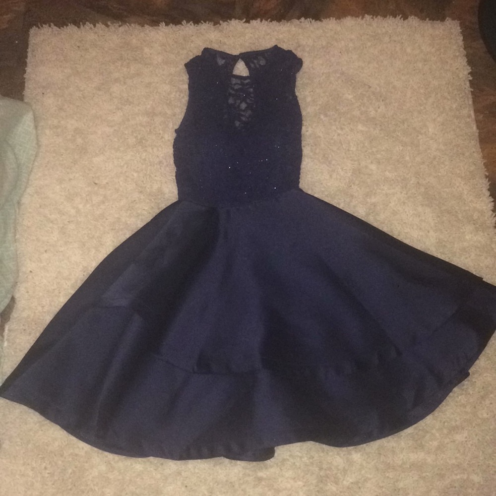 Navy Blue Homecoming/Prom Dress